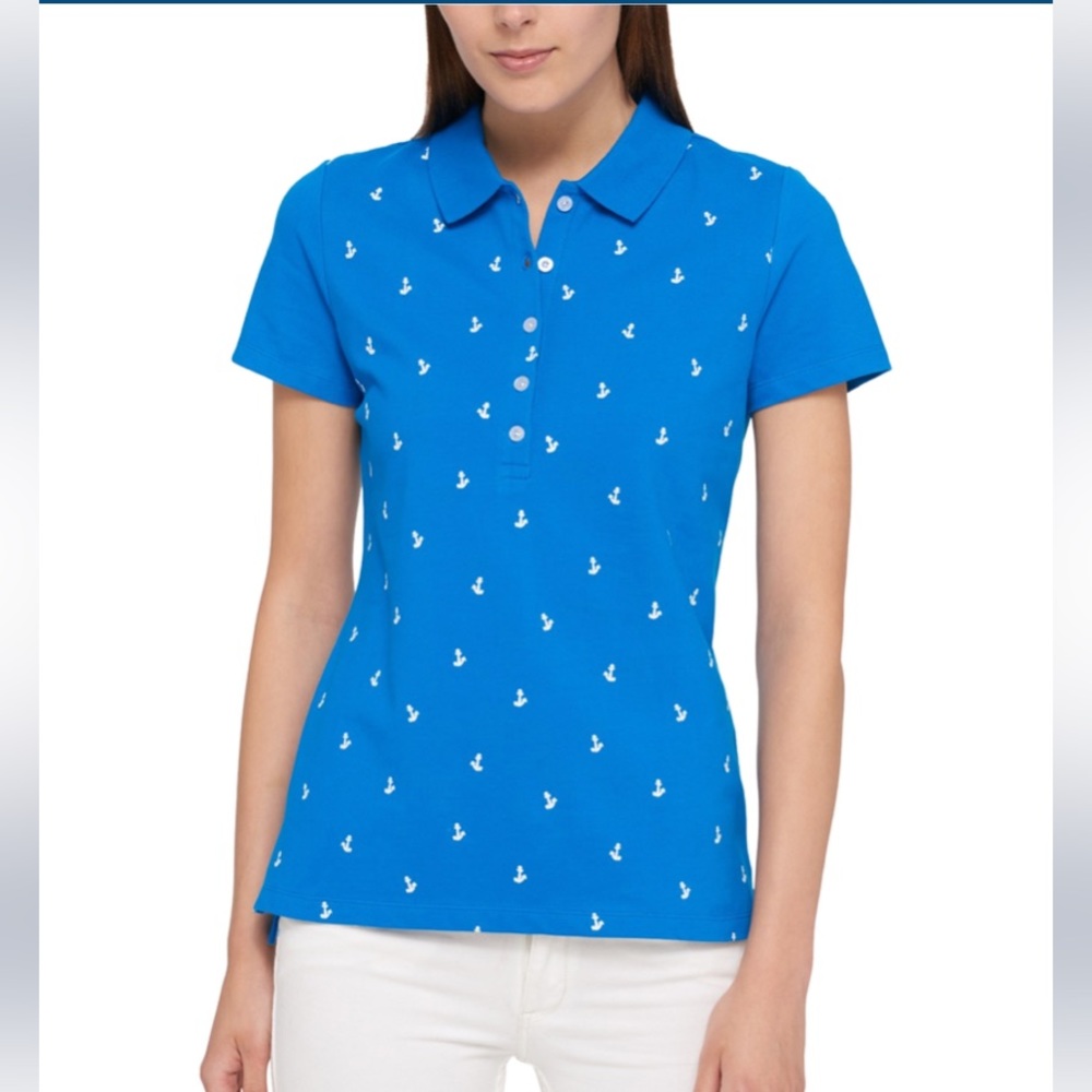 Preppy Embroidered Anchor Critter Polo